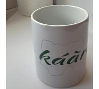 Set of 2 - Yoruba Good Morning Nigeria Mug, Plain White (11 Ounces)