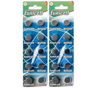 Set of 20, 389 AG10 LR 54, Batteries LR 1130 Knopfzellen