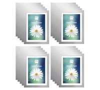 (Set of 20) - A4 Silver Photo Frame Glass Window Premium Photo Picture Frame Classic Wall Mountable & Tabletop Frames A4 Wall Frame for Certificate Wedding Photo or Poster [29.7x21cm]