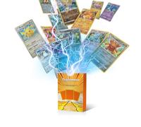 Set of 20 Cards - Original German - Compatible with Pokemon Cards with Reverse Holo Trading Cards Children for Christmas, Santa Claus & Birthday