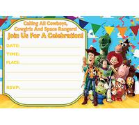 Set of 20 Classic story -Themed Happy Birthday Invitation Cards & Envelopes - Lightweight (240g), Postcard Style Invites for the Perfect Party Pack