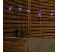 Set of 20 Indoor Outdoor Connectable Firefly Festoon Lights with Multi-Coloured LEDs