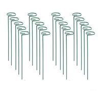 Set of 20 Iron Garden Plant Support Rods, Fixed Stakes for Climbing Plants to Enhance Stability and Promote Healthy Growth Outdoors