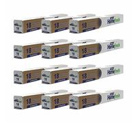 (Set of 20) Kitchen Foil Aluminium Silver Foil Paper Wrap Sheets Foil Tin Rolls 10.5 Micron Food Service Catering Foil Roll for Oven BBQ Cooking Roasting Grilling & Wrapping Sandwiches (29.5CM x 18M)