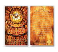 Set of 20 Laminated Catholic Prayer Cards - The Holy Spirit-Fire