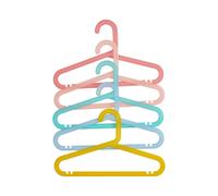 Set of 20 Multicolour Kids Clothing Hangers, Plastic Clothes Hangers, Plastic Clothe Hanger for Wardrobe