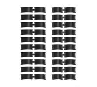 Set of 20 Non Slip Rubber Gaskets for Bicycle Handlebars, Fits Sizes from 22 2 to 31 8 mm for Various Accessories