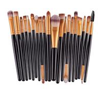 Set of 20 PCS Makeup Brush Kit for Foundation Liquid Cream Blending Powder Eyeshadow Blush Cosmetics Concealer Brushes with Soft & Dense Bristles