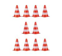 Set of 20 Safety Cones Track & Field Markers Training Aids 22 cm Stackable