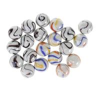 Set of 20 Small 25mm Glass Marbles Kids Game Toy Vase Fish Tank Decor