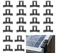Set of 20 Solar Panel For Water Drainage Clips for PV Modules, Plastic Mud Discharge Clips Designed to Improve Solar Panel Longevity (32mm)
