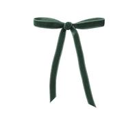 Set of 20 Velvet Bows - Sage Green, 13cm