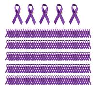 Set of 200 Fabric Ribbon PinsRibbon Brooches Awareness Ribbons Pins for Social Cause Event and Awareness
