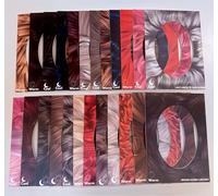 Set of 24 Frames for Hair Colour Analysis, Hot and Cold Tones, Professional Colour Folder with Nomenclature