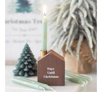 Set Of 24 Mini Advent Candles With Holder