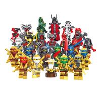 Set of 24 pcs Ninjago Mini Figures Kai Jay Sensei Wu Master Building Blocks Toys
