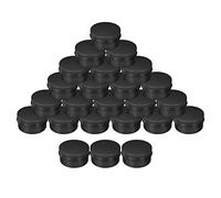 Set of 24 Portable Tin Jars Aluminum Round Cans for Eye Shadow Bead 20g/20ml