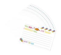 Set of 25 Positive Behavior Cards Classroom Rewards Teacher Notes Motivational Postcards for Student Teacher Educational Activity