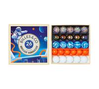 Set of 26 Space Mission marbles Multicoloured one size