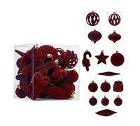 Set Of 28 Christmas Tree Decoration Ornament Candy Canes Designs And Festival Color Combinations Accessories Christmas Party Supplies Hanging Set