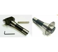 SET OF 2pc R8 SHANK Slitting/Slotting Saw & Fly Cutter R8 Shank For Bridgeport-Amz685