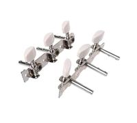Set of 2pcs Classical Silver Guitar Tuner Tuning Machine Heads Keys Pegs New Guitar Part Accessories
