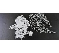 Set of 2pcs Different Organic Cells Pattern Stencils FX Texture Freehand Airbrushing Face and Body Painting Mask Pattern Template Flexible, Reusable Mylar