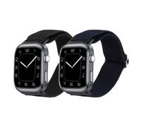 kwmobile Nylon Smartwatch Strap Compatible with Huawei Watch D2 Strap - 2x Fitness Tracker Replacement Wristband with Clasp