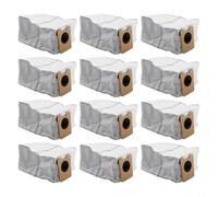 Set of 3.3L Dust Bags for eufy C10 / C20 and For Omni Vacuum Cleaners Featuring Four Layer Filtration for Better Dust Retention (12 PACK)