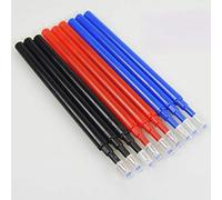 Set of 3/6/9 PCS 0.7 mm Erasable Ballpoint Pen Refill Cartridge Replacement - Red, Blue, Black (6 PCS: Blue+Black)