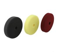 Set of 3 6inch Sponge Buffing Pads For Car Waxing Sanding Discs with Enhanced Control and Optimal Polish Retention
