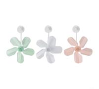 Set of 3 Air Conditioning Deflectors Fan Colorful Wind Shields Green White Orange Anti Direct Blowing Guide Fan for Home Office Library Bedroom Living Room(Mixed)