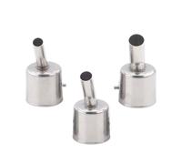 Set of 3 Angled Curved Heat Nozzles 45 Degree Tip Hot Air Welding Soldering Stations Nozzle for Electronics Repair Hot Air Nozzle