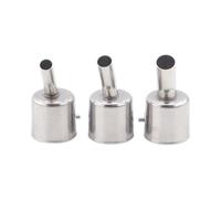 Set of 3 Angled Curved Heat Nozzles 45 Degree Tip Hot Air Welding Soldering Stations Nozzle for Electronics Repair Efficient Heat Distribution