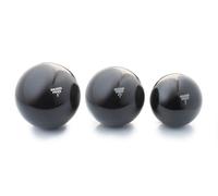 Set of 3 black Drakes Pride phenolic resin skittle balls - 4.5 inch