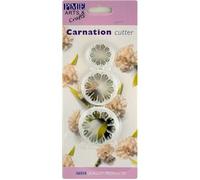 Set of 3 Carnation Cutters for Icing & Cake Decoration