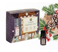 Set of 3 Christmas Fragrance Burner Oils Festive Scented Essential Oil Potpourri 10ml