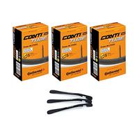Set of 3 Continental Bike Inner Tubes Cross SV60 28" 700 x 32-47c Presta Valve with 3 MSZweirad tyre levers