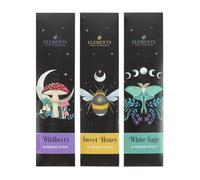 Set of 3 Dark Forest Incense Stick Packs - Wild Berry, Sweet Honey & White Sage Scents - Premium Quality for Relaxation and Meditation - Beautifully Packaged for Gifting