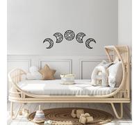 Set of 3 Decorative Metal Wall Accessories, Black, 13 x 13 cm, 100% Metal, 1.5 mm Thick, Stylish Wall Art for Modern Home Decor