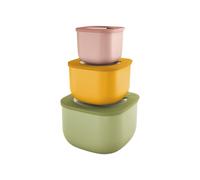 SET OF 3 DEEP CONTAINERS 'ECO STORE&MORE' "FOOD STORAGE"