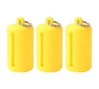 Set Of 3 Dog Poop Bag Dispenser Solid Color For Pet Walking Outings And Travel PVC Easy To Clean PVC Dog Waste Bag Dispenser