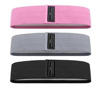 Set Of 3 Elastic Hip Resistance Band For Strength Training Resistance Exercise For Squats Pilates And Workout Professional Athlete