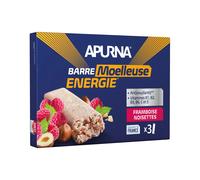 Set of 3 energy bars Apurna Noisette/Framboise Bleu TU