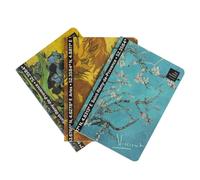 Set of 3 Erik, Vincent Van Gogh Notebooks (10.5x14.8cm)