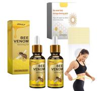 Set of 3 Face and Body Oil with Bee Ingredients | Care Oil for Massage | Soothing Skin Oil with Propolis & Almond Oil | For a Smooth Skin Care Routine