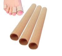 Set of 3 Finger Protectors Toe Protectors Silicone Tube Bandage Gel Finger Bandages Toe Separators 1.5 x 15 cm