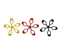 Set of 3 finger resistance bands Pure2Improve 7 cm