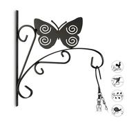 Set of 3 flower hooks for hanging planters decoration with animal design