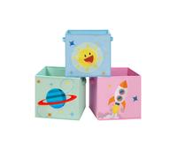 Set of 3 Foldable Storage Organizer Box, Three colors